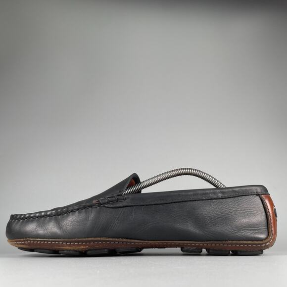 Allen Edmonds Castine Men\'s 12 B Black Leather Slip On Driving Moccasins Loafers main image 9